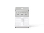 NewAge Outdoor Kitchens Stainless Steel 2-Piece Cabinet set with Grill Cabinet and Performance Grill-72918-Garage Giant 