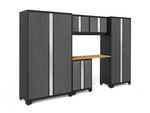 NewAge Garage Cabinets Bold Series 6-Piece Cabinet Set with 48 in. RTA Locker-55226-Garage Giant 
