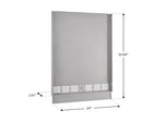 NewAge Outdoor Kitchens Classic Series Stainless Steel 24 in. Fridge Bracket Assembly-67701-Garage Giant 