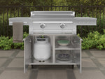NewAge Outdoor Kitchens Platinum Griddle and Grill Cart-73871-Garage Giant 