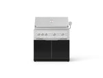 NewAge Outdoor Kitchens Aluminum 2-Piece Cabinet Set with Grill Cabinet and Platinum Grill-72914-Garage Giant 