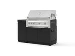 NewAge Outdoor Kitchens Outdoor Grill Island Stainless-Steel 3-Piece Cabinet Set with Sink, Grill Cabinet, and Platinum Grill | 76323 