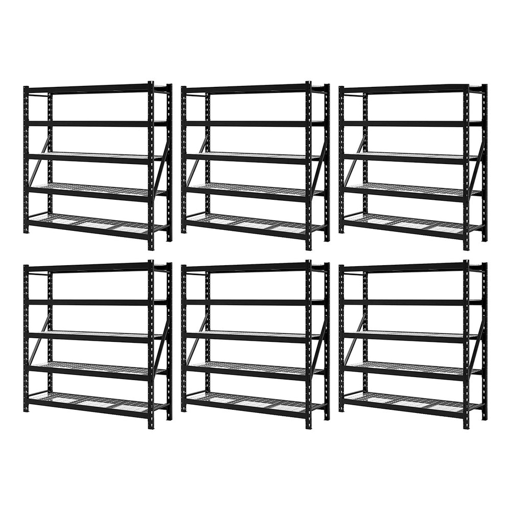 NewAge Garage Cabinets 5-Tier Adjustable Heavy-Duty Steel Garage Shelving Rack - Thumbnail 4