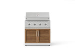 NewAge Outdoor Kitchens Stainless Steel 2-Piece Cabinet set with Grill Cabinet and Performance Grill-74813-Garage Giant 