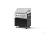 NewAge Outdoor Kitchens Aluminum 2-Piece Cabinet Set with Casters, Grill Cabinet and Platinum Grill-72916-Garage Giant 