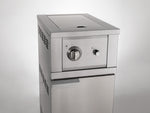 NewAge Outdoor Kitchens Stainless Steel Platinum Side Burner with Cart and Casters-66287-Garage Giant 