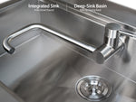 NewAge Outdoor Kitchens 4 PC Cabinet Set in Stainless Steel with Covers-65076-Garage Giant 