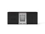 NewAge Outdoor Kitchens Stainless Steel 5-Piece Cabinet Set with 3-Drawer, 2-Door Cabinet, Countertops and Fridge-73857-Garage Giant 