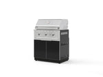 NewAge Outdoor Kitchens Aluminum 2-Piece Cabinet Set with Grill Cabinet and Performance Grill-74788-Garage Giant 