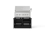 NewAge Outdoor Kitchens Stainless Steel 2-Piece Cabinet set with Grill Cabinet and Platinum Grill-74786-Garage Giant 