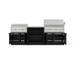 NewAge Outdoor Kitchens Stainless-Steel 6-Piece Cabinet Set with Base, Grill Cabinet, Platinum Griddle and Countertop-74987-Garage Giant 