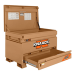 KNAACK 17 Cu-Ft. Heavy Duty Jobsite Chest with Junk Trunk 