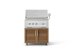 NewAge Outdoor Kitchens Stainless Steel 2-Piece Cabinet set with Grill Cabinet and Platinum Grill-72963-Garage Giant 