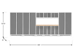 NewAge Garage Cabinets Bold Series 10-Piece Cabinet Set with 42 in. RTA Lockers-73084-Garage Giant 