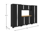 NewAge Garage Cabinets Bold Series 7-Piece Cabinet Set with 30 in. RTA Lockers-73026-Garage Giant 