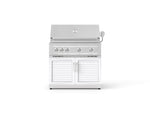 NewAge Outdoor Kitchens Stainless Steel 2-Piece Cabinet set with Grill Cabinet and Platinum Grill-74799-Garage Giant 