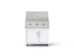 NewAge Outdoor Kitchens Stainless Steel 2-Piece Cabinet set with Grill Cabinet and Performance Grill-72921-Garage Giant 