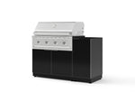 NewAge Outdoor Kitchens Outdoor Grill Island Aluminum 4-Piece Cabinet Set with 1 Door, Grill Cabinet, Performance Grill and Countertop - (Natural Gas) | Garage Giant 