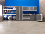 NewAge Garage Flooring Stone Composite LVT 1000 sq. ft. Flooring Kit - Sandstone 