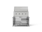 NewAge Outdoor Kitchens Stainless Steel 2-Piece Cabinet set with Casters, Grill Cabinet and Performance Grill-72946-Garage Giant 