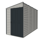 DuraMax SideMate Plus 4' x 10' Vinyl Shed with Foundation 