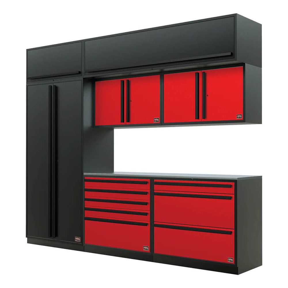 Proslat FusionPlus 10FT Set Black and Red Edition (TOOL + Overheads, Stainless Steel)-50340K-Garage Giant