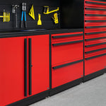 Proslat FusionPlus 10FT Set Black and Red Edition (TOOL + Overheads, Black Powder Coat)-50341K-Garage Giant 