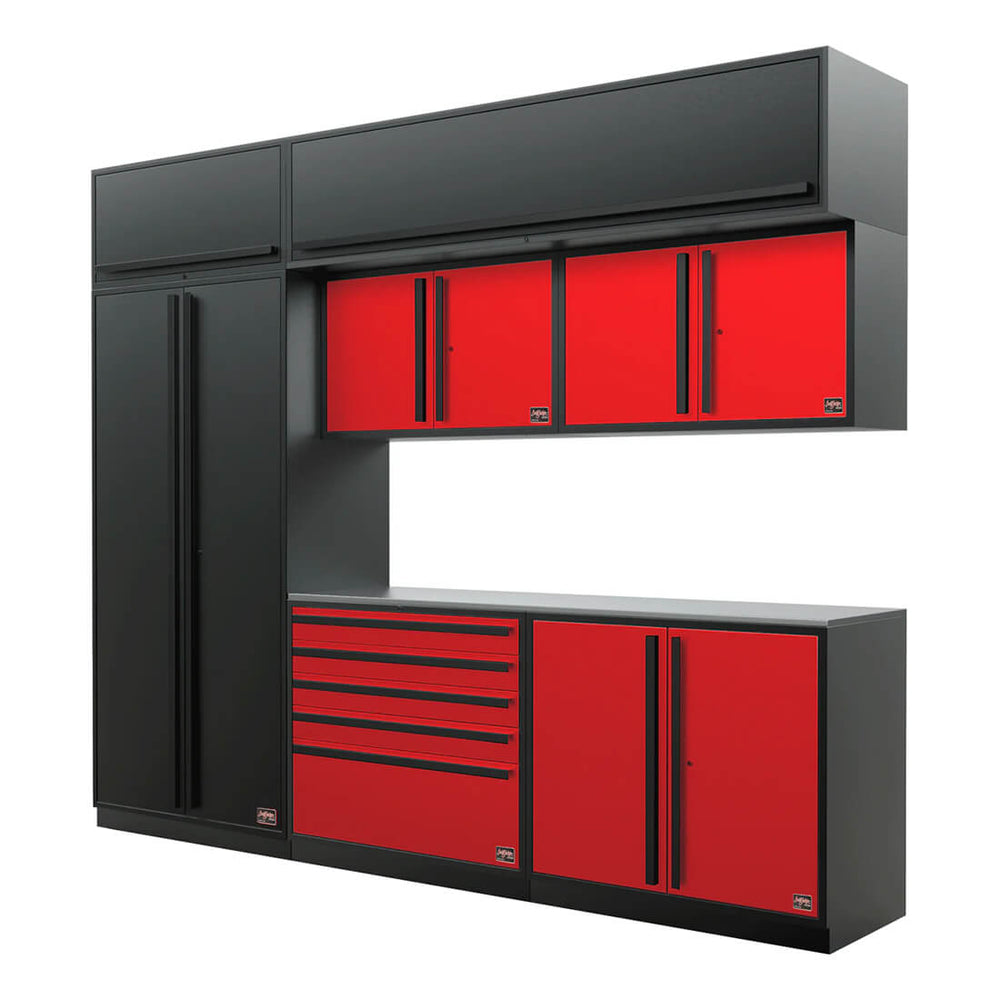 Proslat FusionPlus 10FT Set Black and Red Edition (MAX + Overheads, Stainless Steel)-50342K-Garage Giant