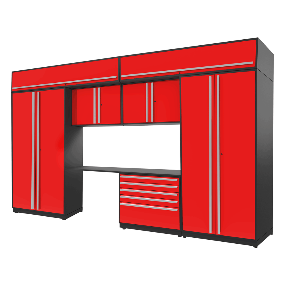 Proslat FusionPlus 13 ft set - Handy 5 Drawer & Overheads-50405K-Garage Giant