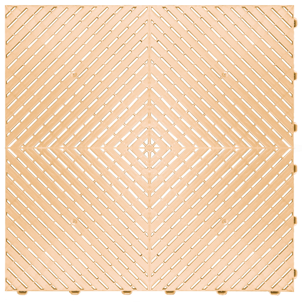 Swisstrax Mocha Java Ribtrax Smooth Pro Garage Floor Tile (24-Pack)-504.110.101C-24PK-Garage Giant