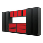 Proslat FusionPlus 13FT Set Black and Red Edition (TOOL, Black Powder Coat)-50645K-Garage Giant 