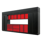 Proslat FusionPlus 16FT Set Black and Red Edition (MAX + Overheads, Stainless Steel)-50942K-Garage Giant 