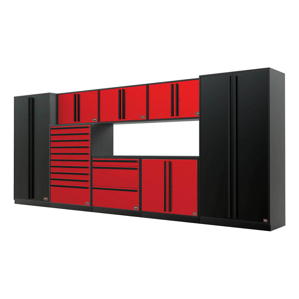 Proslat FusionPlus 16FT Set Black and Red Edition (TOOL, Black Powder Coat)-50945K-Garage Giant