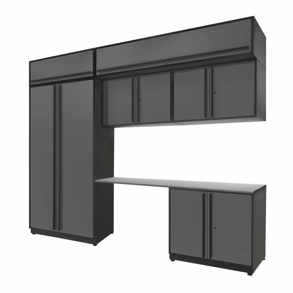 Proslat FusionPlus 10 ft set - Handy 2 Door & Overheads-51103K-Garage Giant