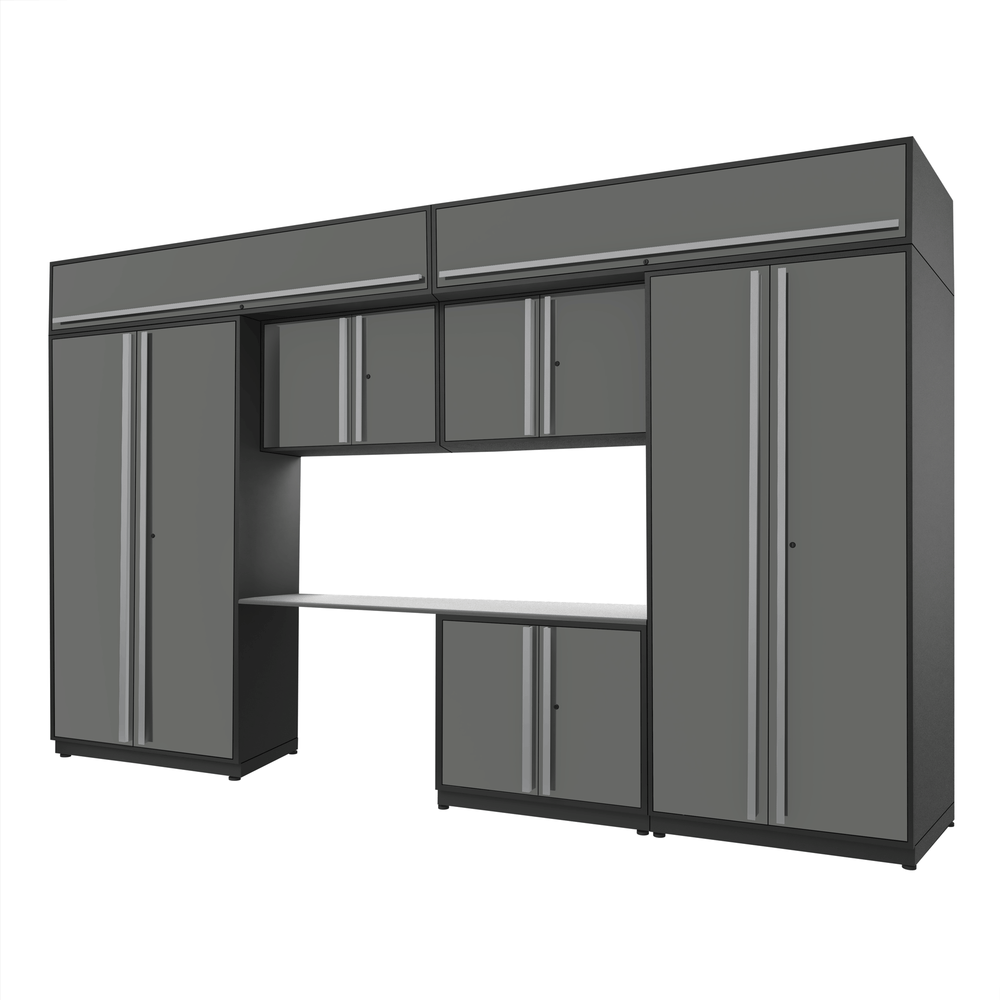 Proslat FusionPlus 13 ft set - Handy 2 Door & Overheads-51148K-Garage Giant