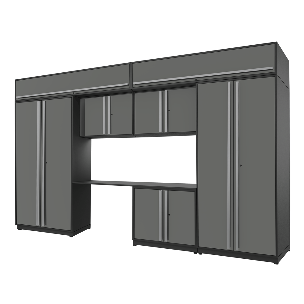 Proslat FusionPlus 13 ft set - Handy 2 Door & Overheads-51149K-Garage Giant