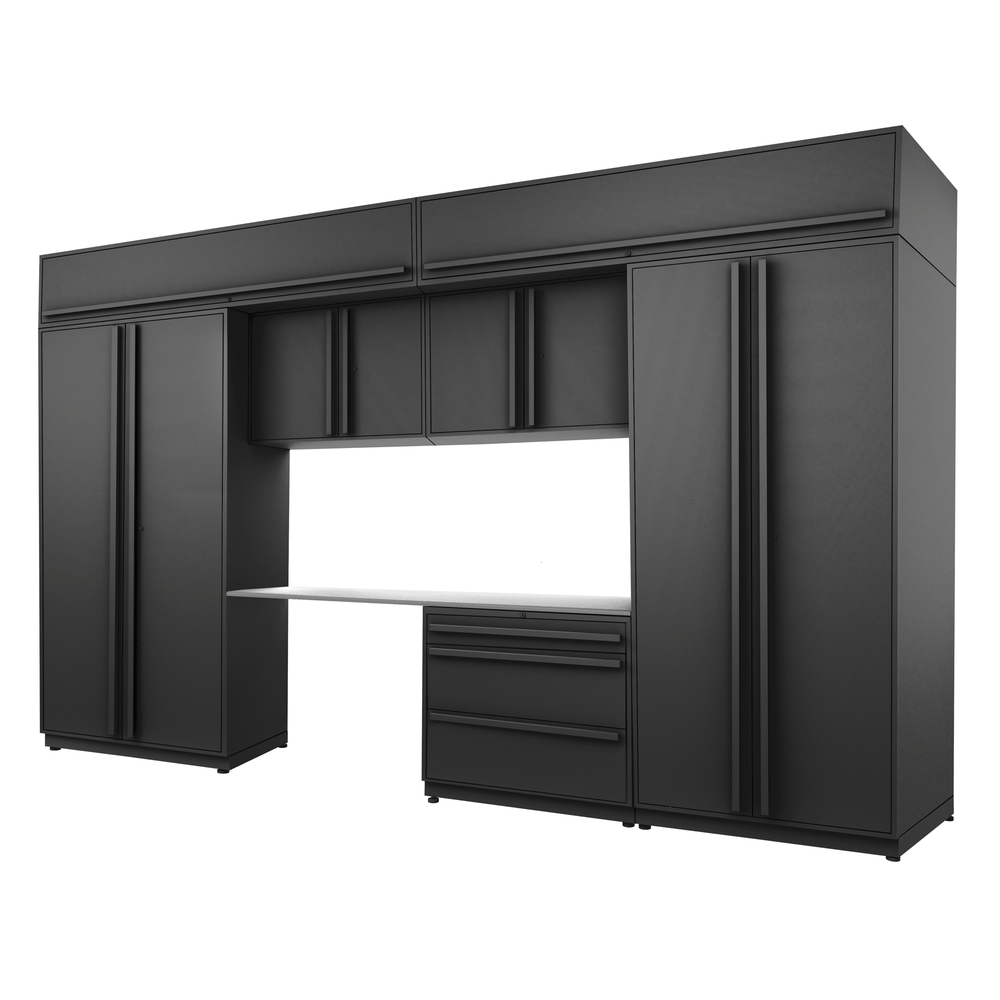 Proslat FusionPlus 13 ft set - Handy 3 Drawer & Overheads-51159K-Garage Giant