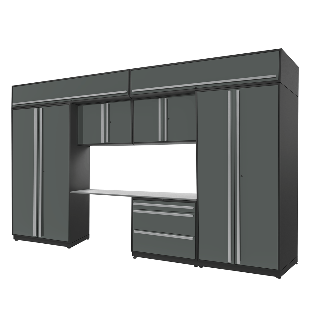 Proslat FusionPlus 13 ft set - Handy 3 Drawer & Overheads-51160K-Garage Giant
