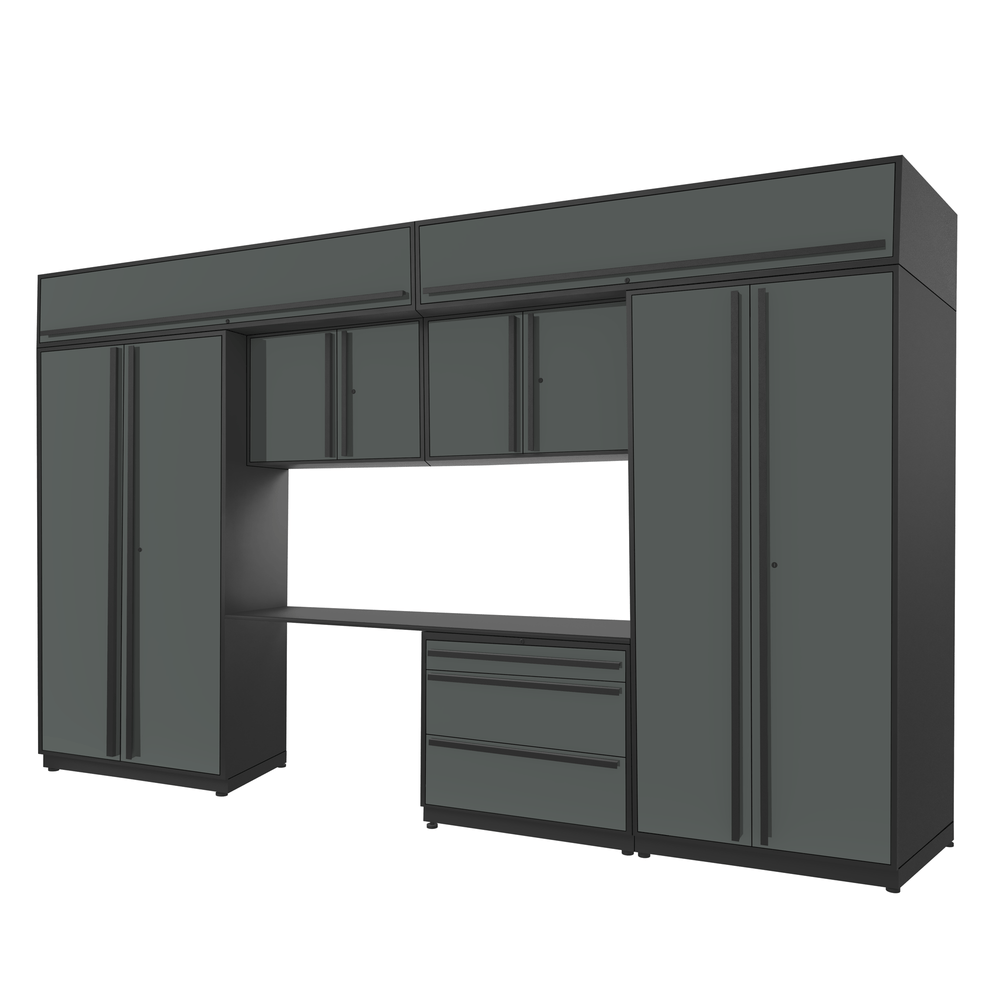 Proslat FusionPlus 13 ft set - Handy 3 Drawer & Overheads-51162K-Garage Giant