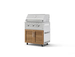 NewAge Outdoor Kitchens Stainless Steel 2-Piece Cabinet set with Grill Cabinet and Performance Grill-72957-Garage Giant 