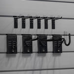 Proslat Stealth Mini Hook Kit Bundle - White PVC Slatwall 