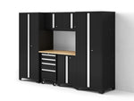 NewAge Garage Cabinets Bold Series XL 7-Piece Garage Cabinets Set with Tool, Base, Wall Cabinets and 30 in. Lockers-64034-Garage Giant 
