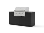 NewAge Outdoor Kitchens Outdoor Grill Island Stainless-Steel 5-Piece Cabinet Set with Sink, 1 Door, Grill Cabinet, Performance Grill and Stainless Steel Countertop | 70884 