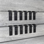 Proslat Stealth Slatwall 1-Inch Single Hook (12-Pack)-53001-Garage Giant 