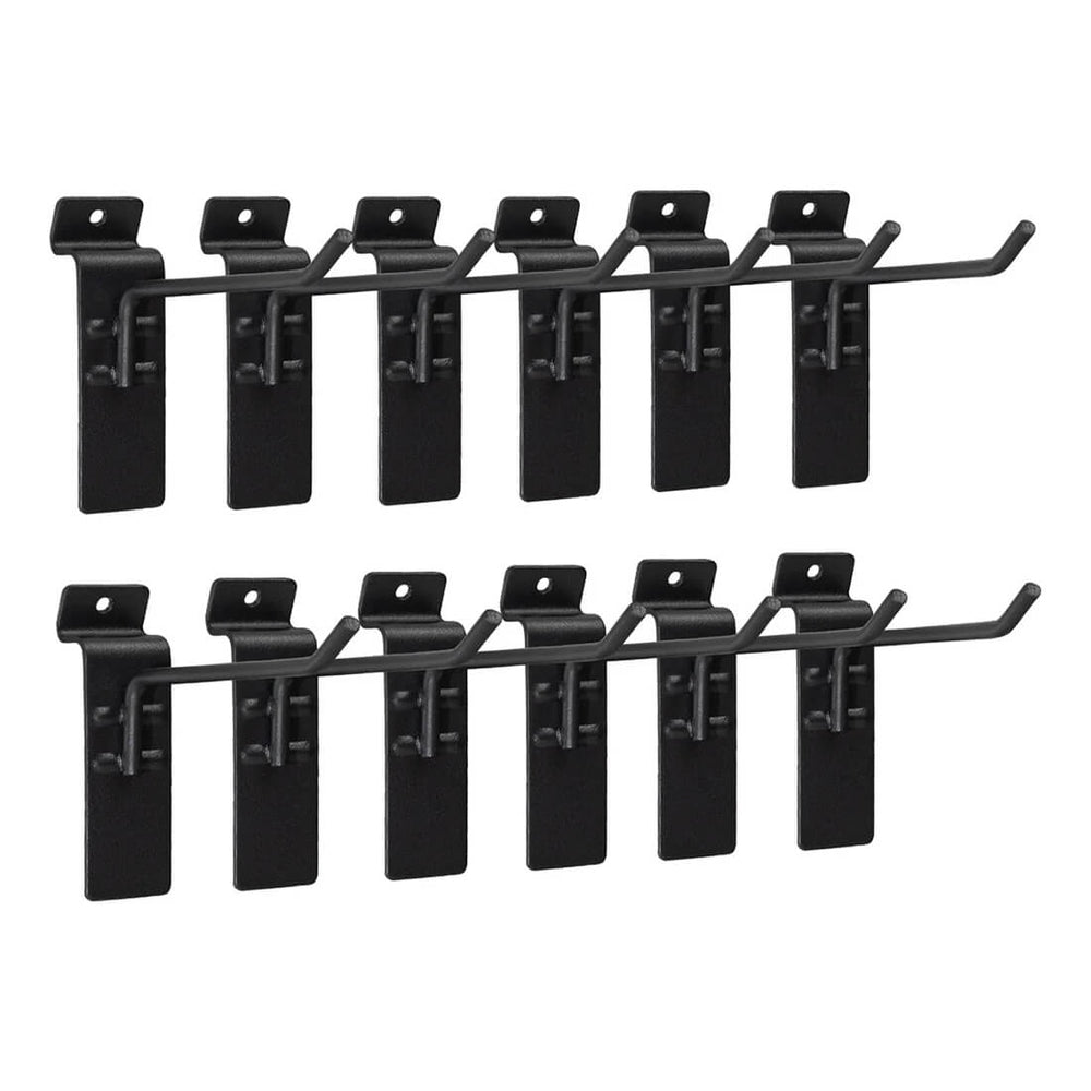 Proslat Stealth Slatwall 4-Inch Single Hook (12-Pack)-53002-Garage Giant