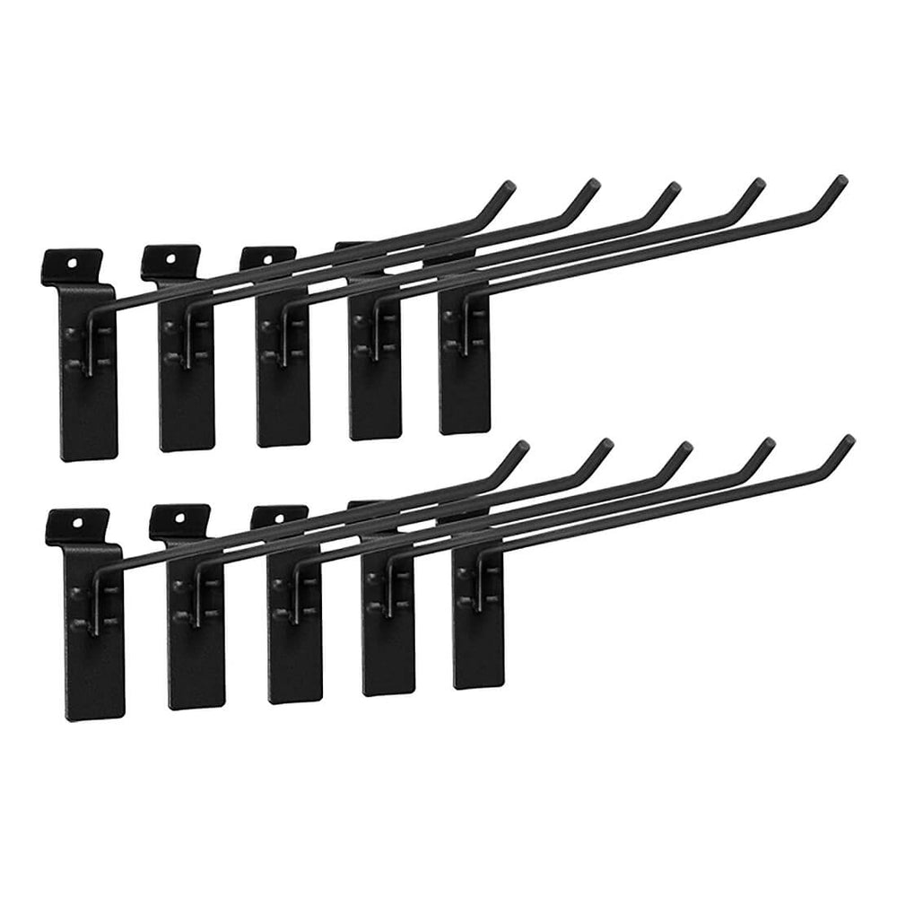 Proslat Stealth Slatwall 10-Inch Single Hook (10-Pack)-53003-Garage Giant