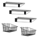 Proslat Stealth Slatwall Shelf and Basket Kit-53008-Garage Giant 