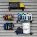 Proslat Stealth Slatwall Shelf and Basket Kit-53008-Garage Giant 