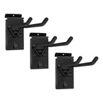 Proslat Stealth Slatwall Double 8-Inch Hook (3-Pack)-53010-Garage Giant 