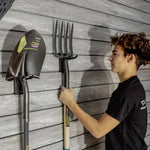 Proslat Stealth Slatwall Double 4-Inch Hook (9-Pack) 